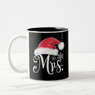 Claus Par Matching jul Pajamas Santa Två-Tonad Mugg