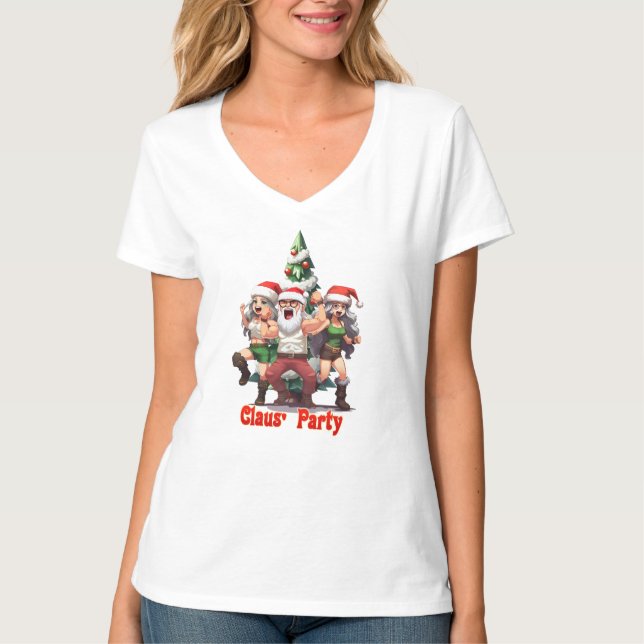 Claus Party T Shirt (Framsida)
