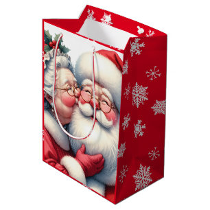 Clause Kissing Santa Cute-julen
