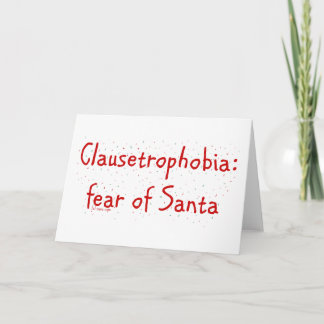 Clausetrophobia Helgkort