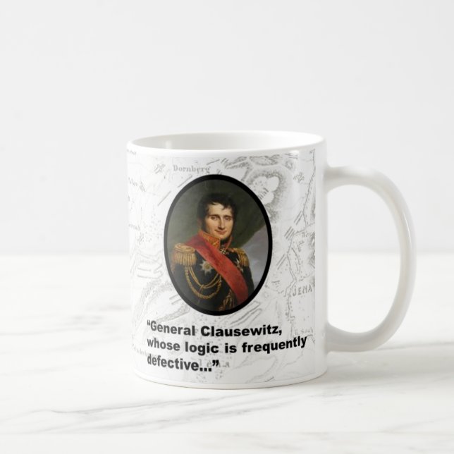 Clausewitz och Jomini hatade varje annan… Kaffemugg (Höger)