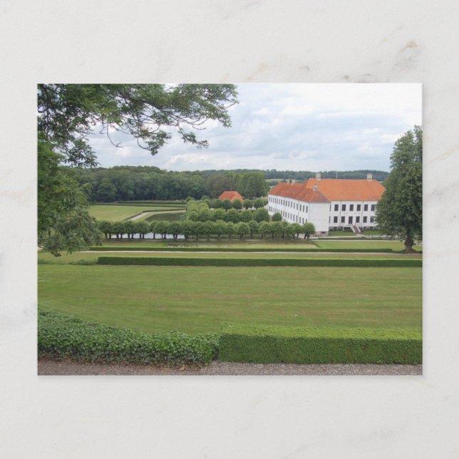 Clausholm Castle, Hadsten, Danmark. Vykort (Framsida)