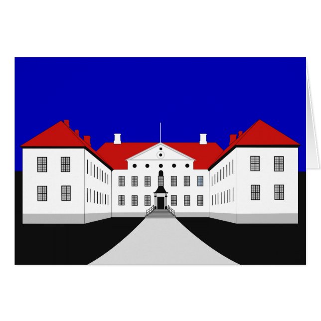 Clausholm Manor House Hälsningskort (Framsidan Horizontal)