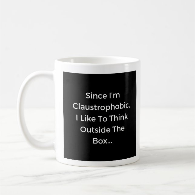 Claustrophobi - Mugg-A-Tude Kaffemugg (Vänster)