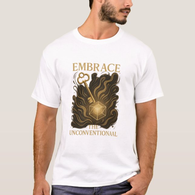 Clave Dorada" – Serie de Símbolos para la Mente De T Shirt (Framsida)