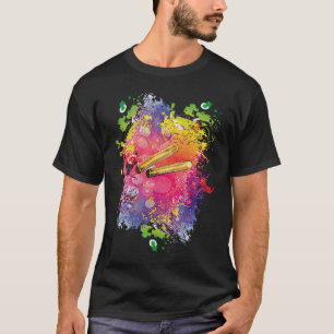Clave Salsa Instruments I Latino Music Fläkt T Shirt