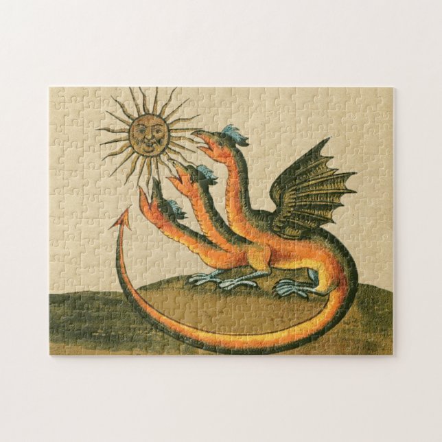 Clavis Artis Alchemy Dragons Pussel (Horisontell)