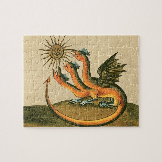 Clavis Artis Alchemy Dragons Pussel (Horisontell)