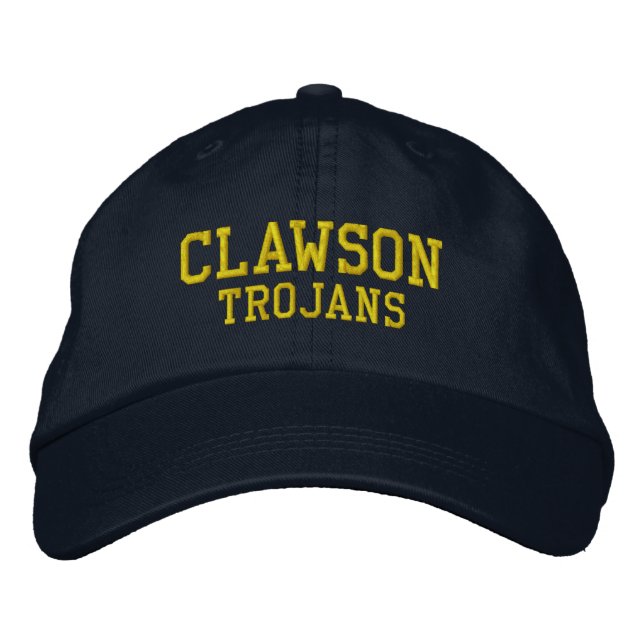 Clawson High School Embroized Baseball Hat Broderad Keps (Framsida)