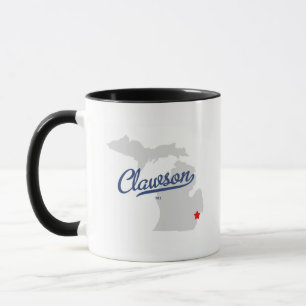 Clawson Michigan MI skjorta Mugg