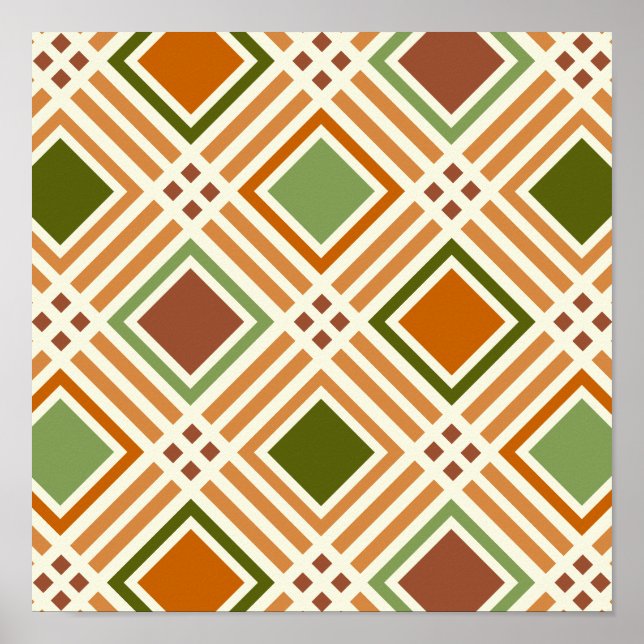 Clay Algae Pattern Poster (Framsidan)