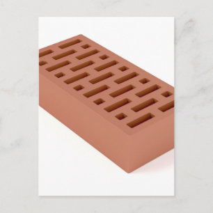 Clay brick vykort