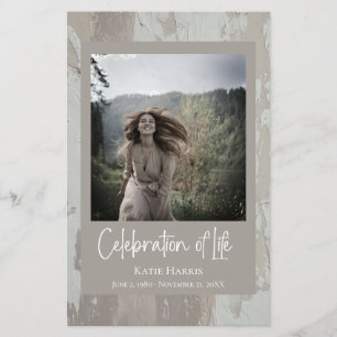 Clay Funeral Script Firande i Life Budget Flygblad