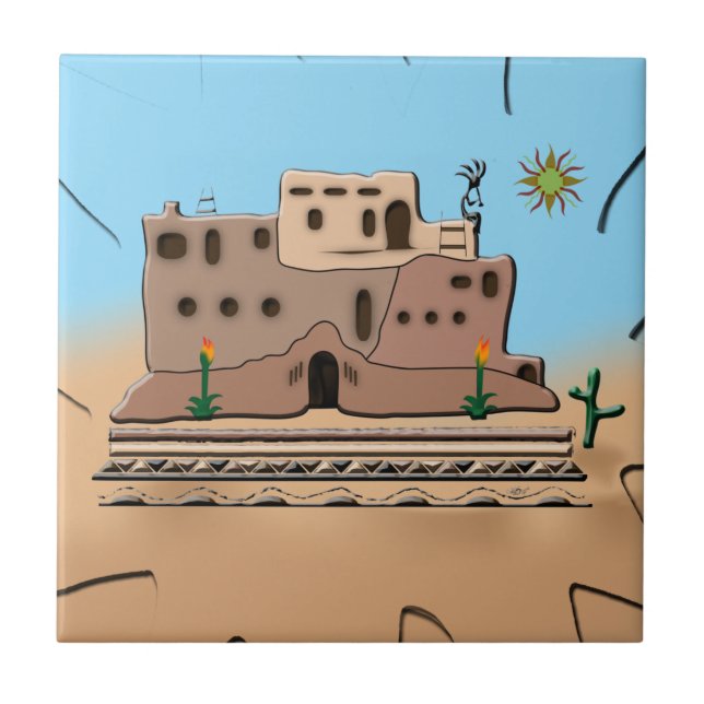 Clay House Kakelplatta (Framsidan)