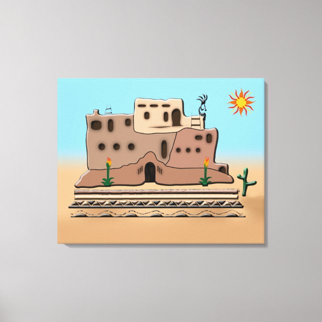 Clay House Kanvastryck (Framsida)