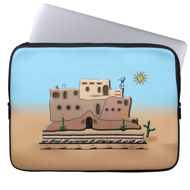 Clay House Laptop Fodral (Framsidan)