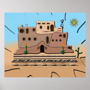 Clay House Poster