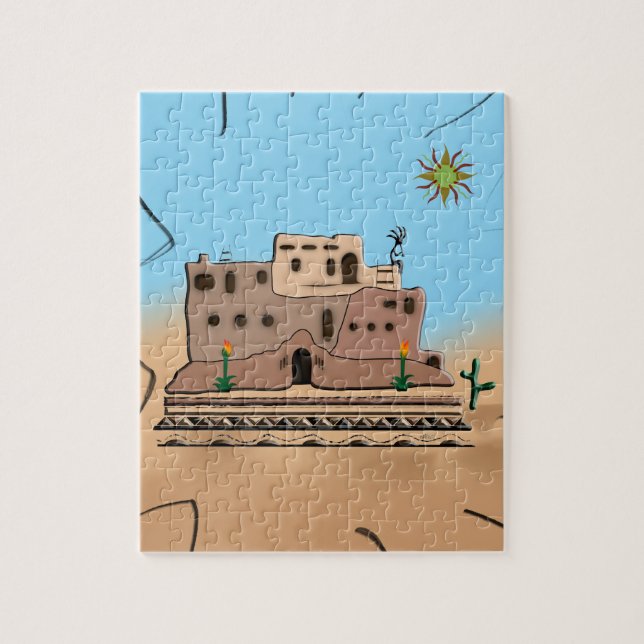 Clay House Pussel (Vertikal)