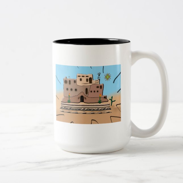 Clay House Två-Tonad Mugg (Höger)
