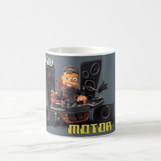 Clay Kids - Taza Motor gris Kaffemugg