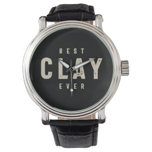 Clay Personlig Namn Armbandsur