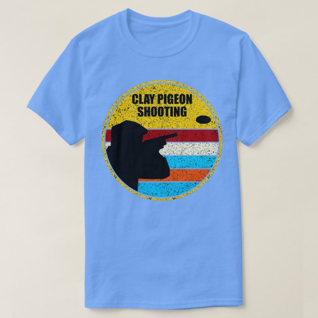 Clay Pigeon-skjutning T Shirt (Design framsida)