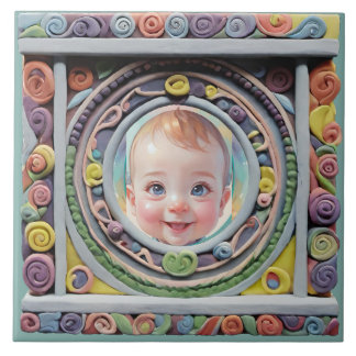 Clay ram kakelplatta