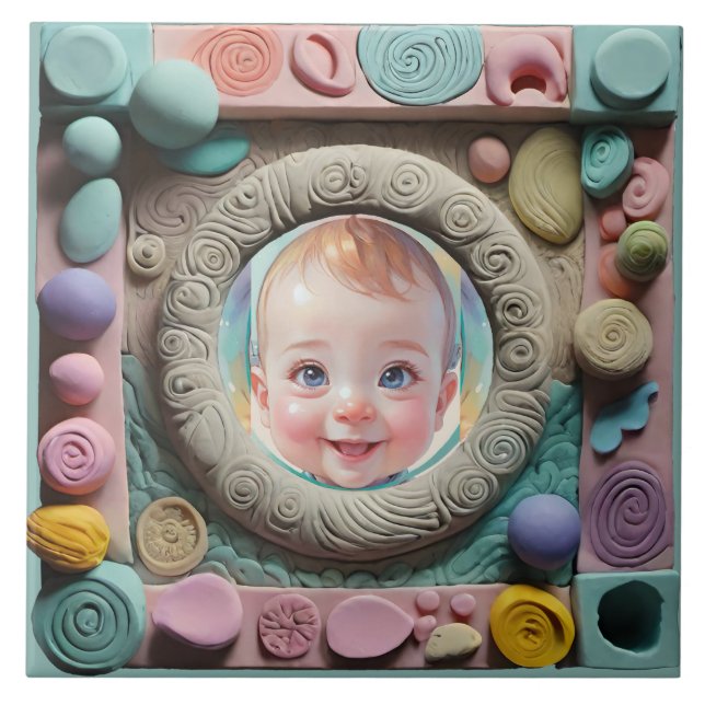 Clay ram kakelplatta (Framsidan)