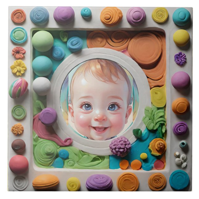 Clay ram kakelplatta (Framsidan)