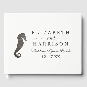 Clay Seahorse Beach Wedding Gästböcker