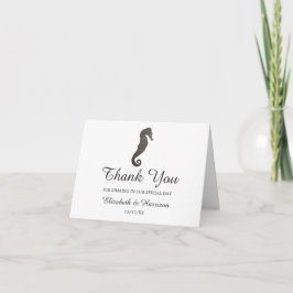 Clay Seahorse Beach Wedding Tack Kort