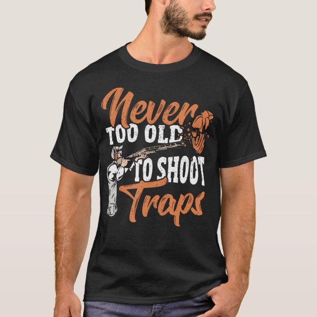 Clay Sport Trapshooting Trap Shooter Trap Shooting T Shirt (Framsida)