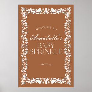 Clay Talavera Spain Fiesta Baby Sprinkle Välkommen Poster