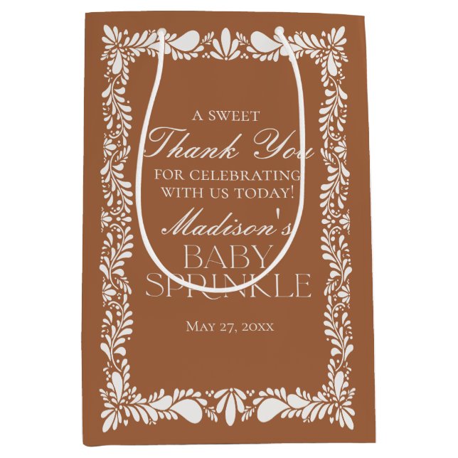 Clay Talavera Tile Fiesta Baby Sprinkle Favors (Framsidan)