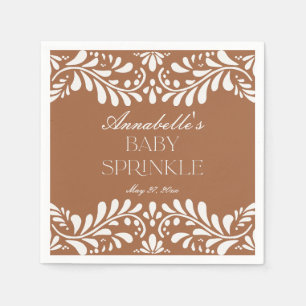 Clay Talavera Tile Spain Fiesta Baby Sprinkle Pappersservett