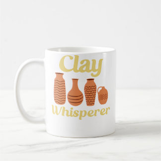 Clay Whisperer Ceramic Funny Pottery Kaffemugg