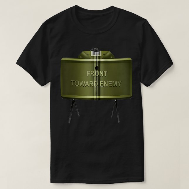 Claymore Front Towards Enemy Zip T Shirt (Design framsida)