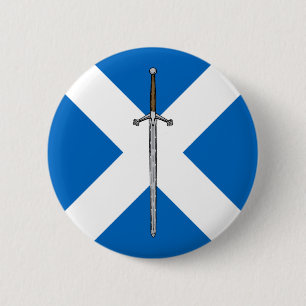 Claymore och Saltire Knapp