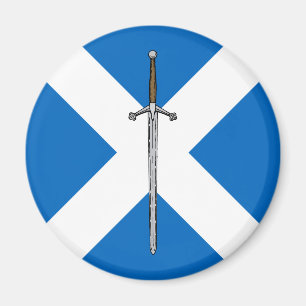 Claymore och Saltire Magnet