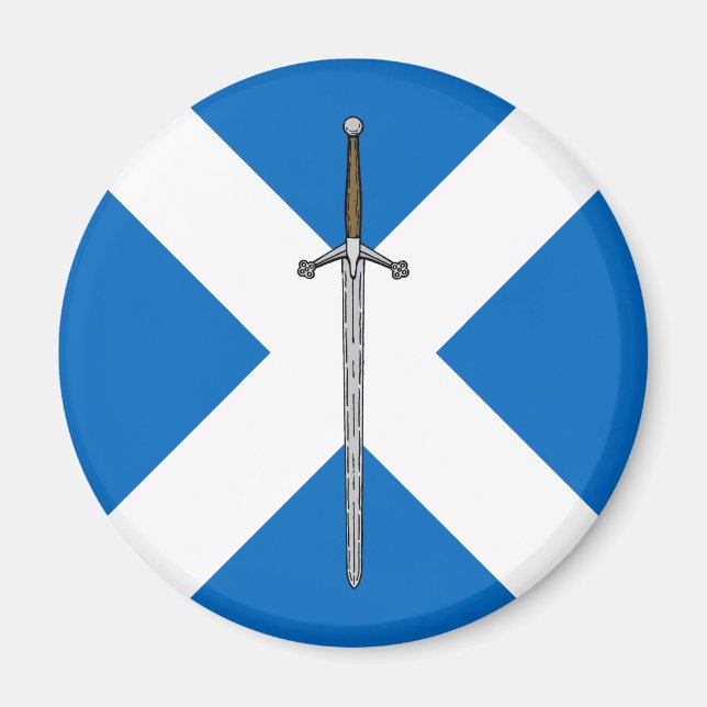 Claymore och Saltire Magnet (Framsidan)