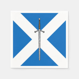 Claymore och Saltire Pappersservett