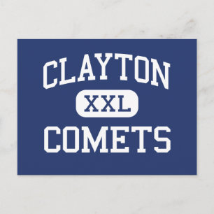 Clayton - Comets - High - Clayton North Carolina Vykort