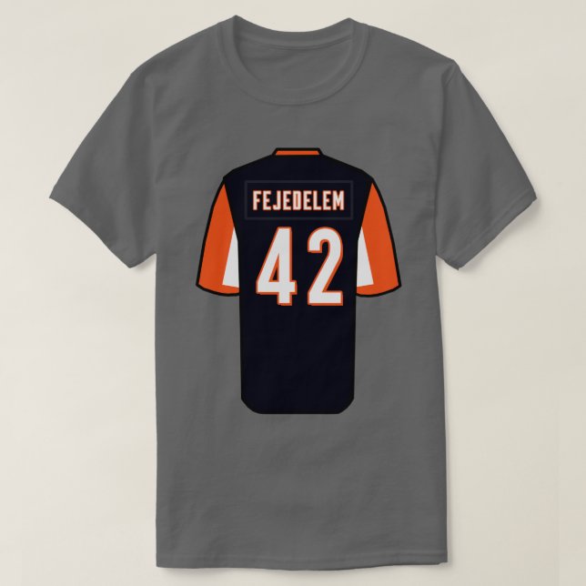 Clayton Fejedelem Jersey T Shirt (Design framsida)
