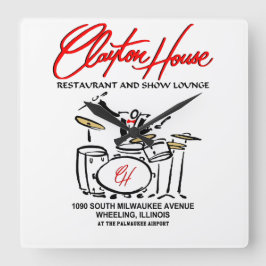 Clayton House Restaurant and Show Lounge, Wheeling Fyrkantig Klocka