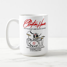Clayton House Restaurant and Show Lounge, Wheeling Kaffemugg