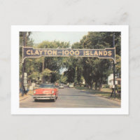 Clayton Thousand Islands NY, 1959 Vintage Stil