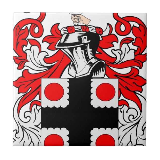 Clayton vapensköld kakelplatta (Framsidan)