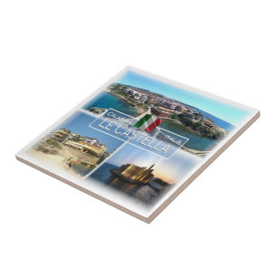 CLB009 LE CASTELLA, Calabria, Italien Kakelplatta