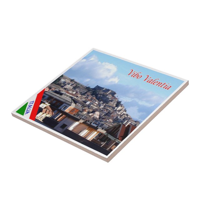 CLB018 VIBO VALENTIA, Calabria, Italien Kakelplatta (Sidan)