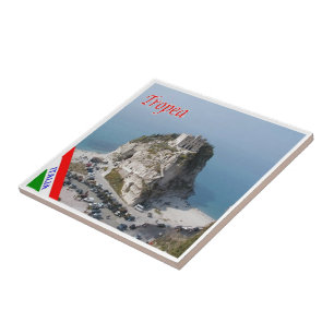 CLB019 TROPEA, Kalabrien, Italien Kakelplatta